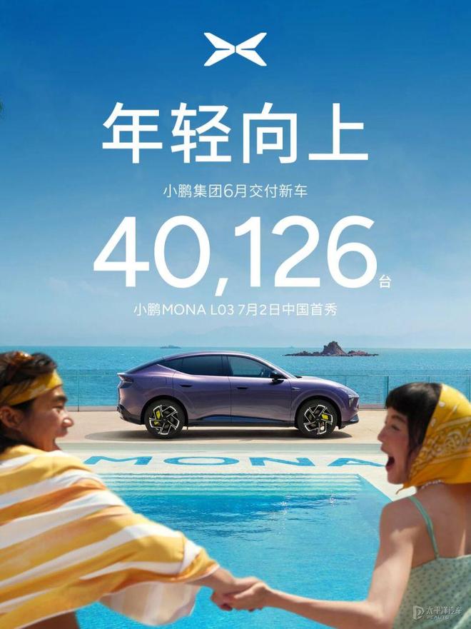 小鹏汽车6月交付40126台 小鹏GX第10000台整车下线·新车·gx·充电站·新能源汽车产业